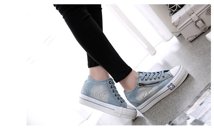 デニムハイカットスニーカー