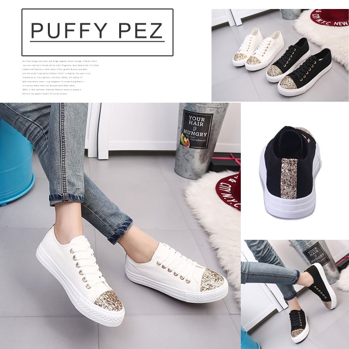 シャイニーローカットスニーカー