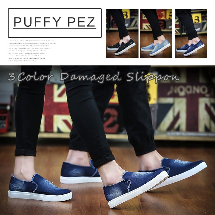 デニムスリッポン