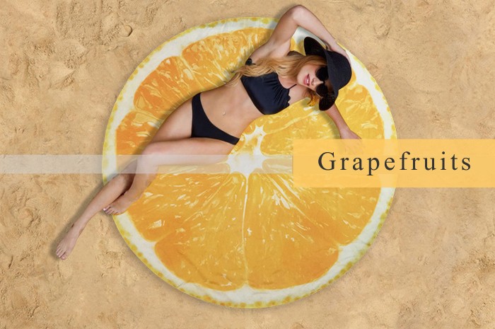 フルーツビーチマット