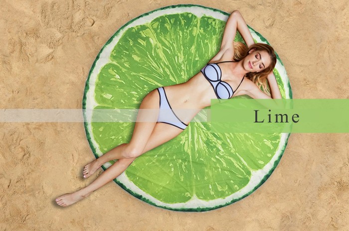 フルーツビーチマット