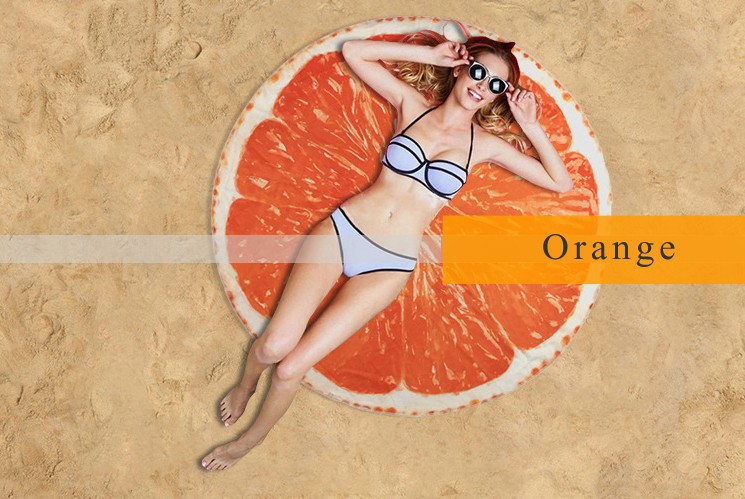 フルーツビーチマット