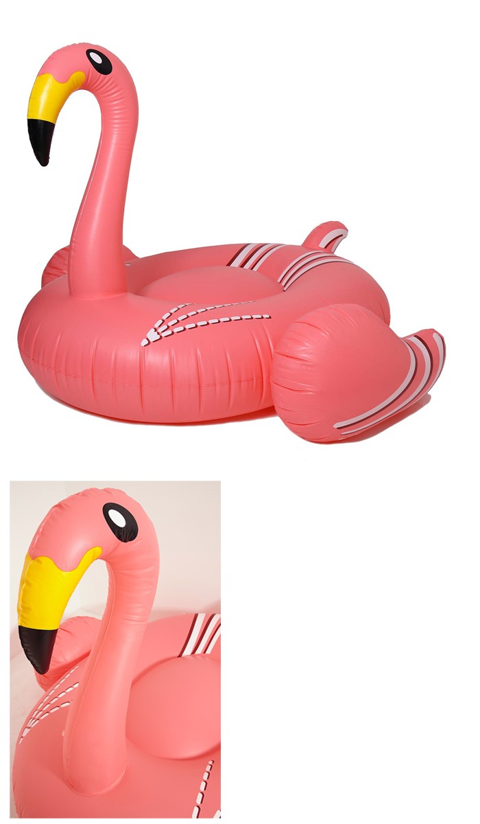 フラミンゴ浮き輪