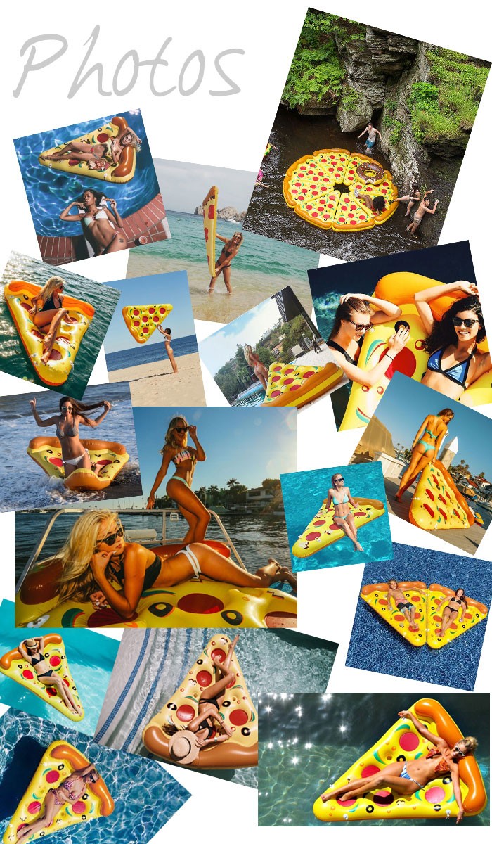 フラミンゴ浮き輪