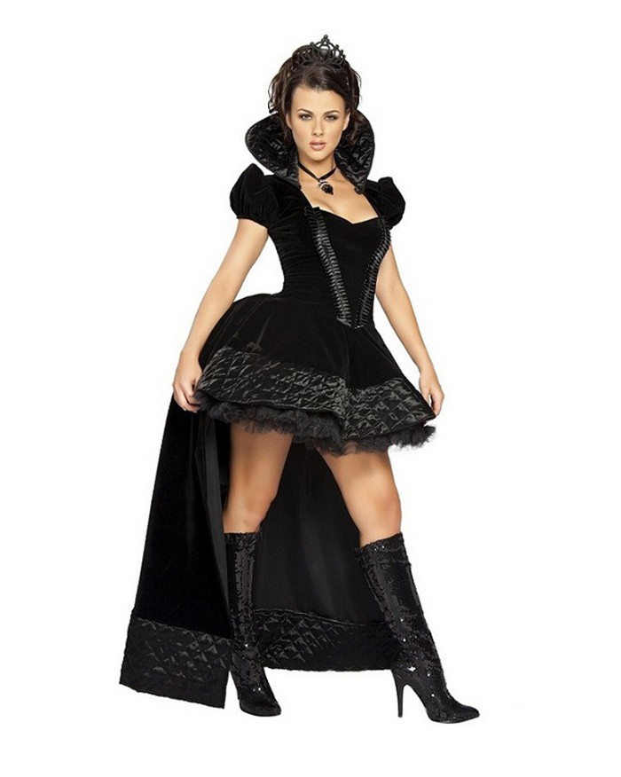 ハロウィンコスチュームブラッククイーン