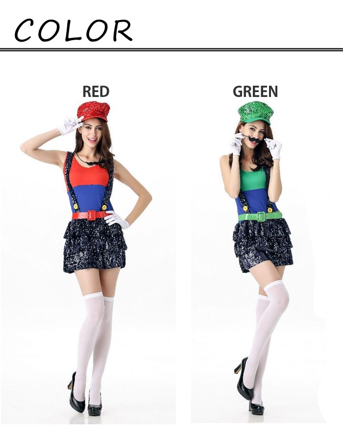 ハロウィンコスチュームマリオ＆ルイージ風