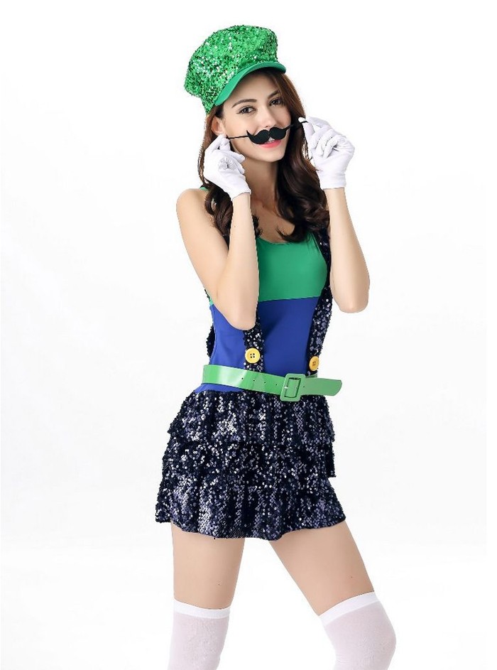 ハロウィンコスチュームマリオ＆ルイージ風