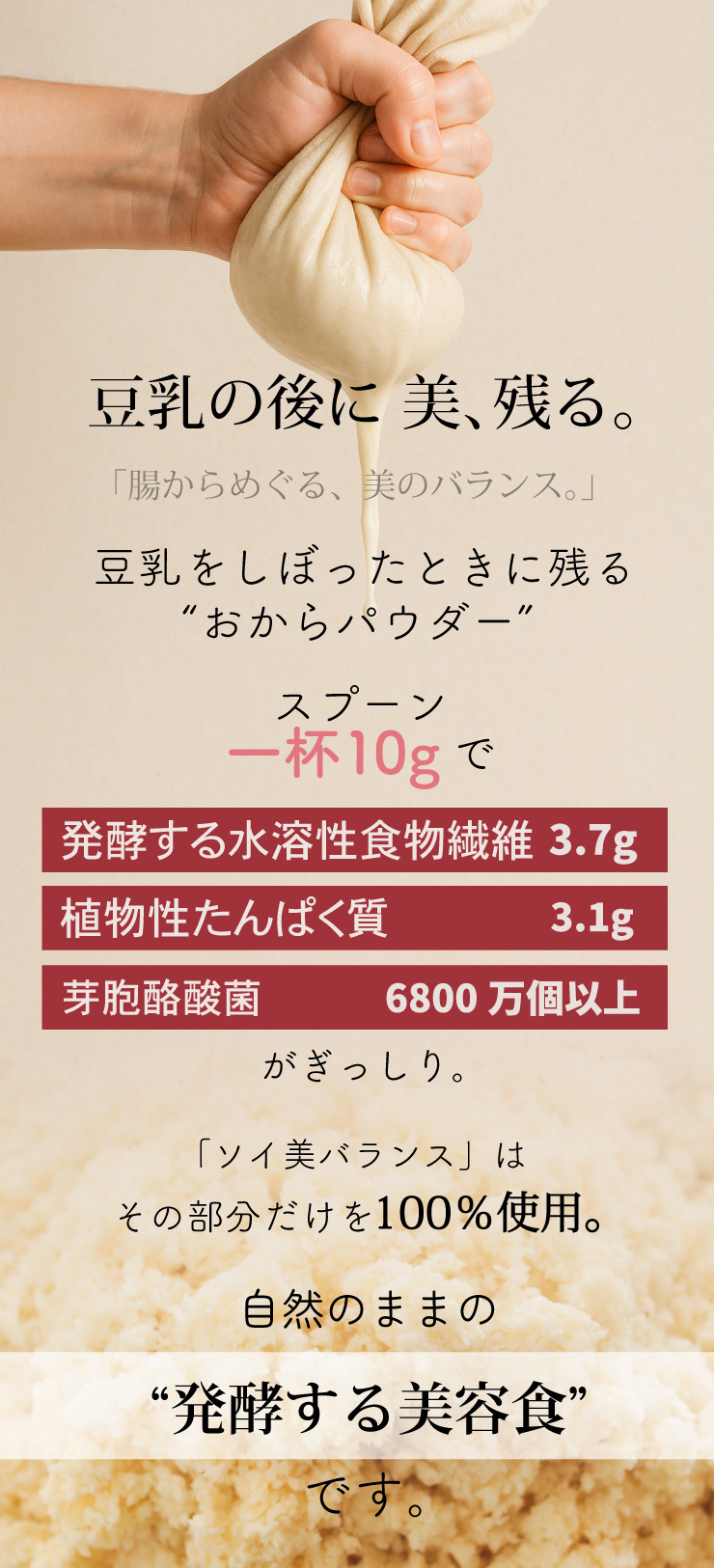SOY美BALANCE 生きた酪酸菌と発酵性食...の詳細画像1