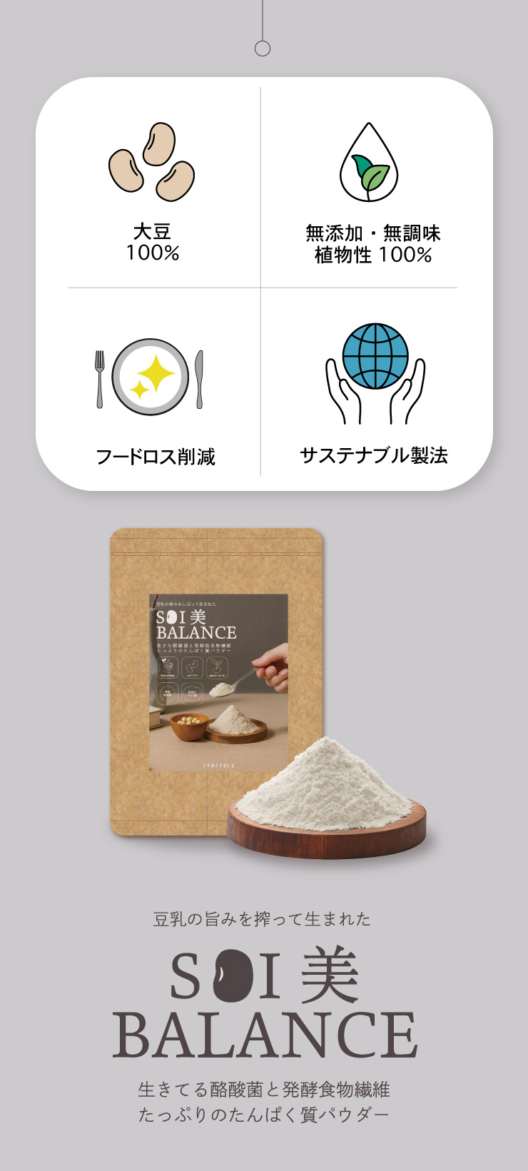 SOY美BALANCE 生きた酪酸菌と発酵性食...の詳細画像3