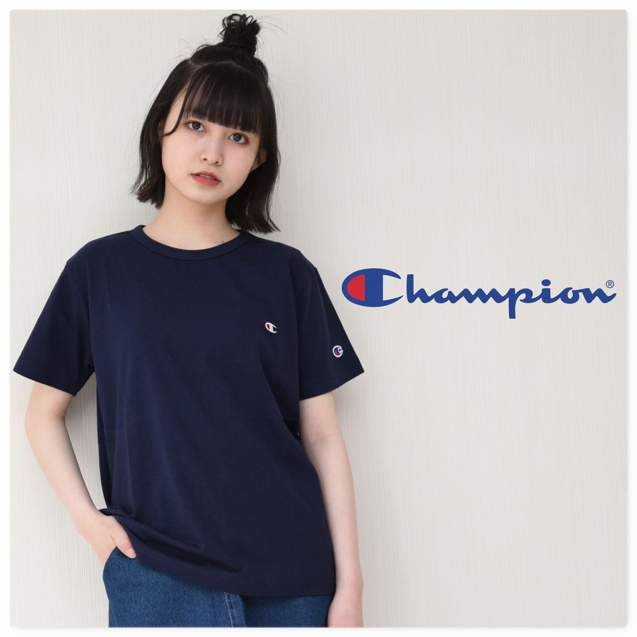 子供服 Tシャツ チャンピオン champion 国内正規品 半袖 キッズ 胸ロゴ
