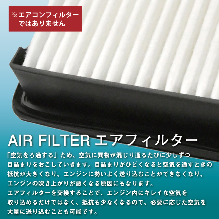 スズキ（SUZUKI） ジムニー JB43W 13780-81A00 エアーフィルター