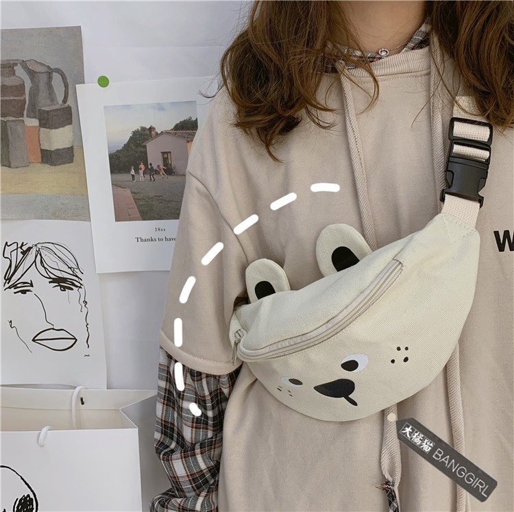 おしゃれしてお出かけホワイトベア