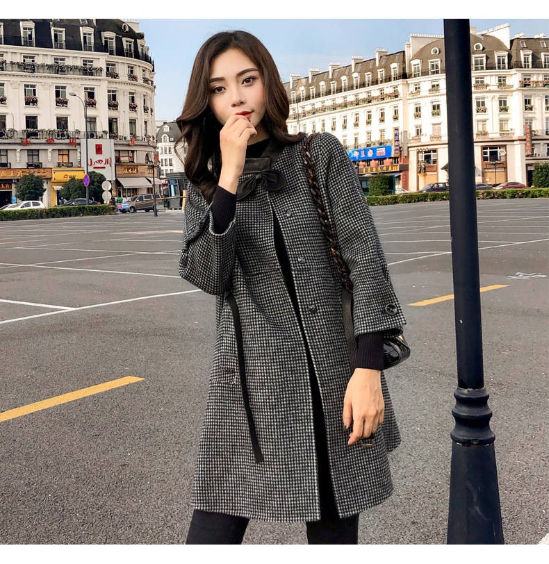 大きいサイズ レディース Aライン コート リボン 2XL〜5XL LL 3L 4L 5L