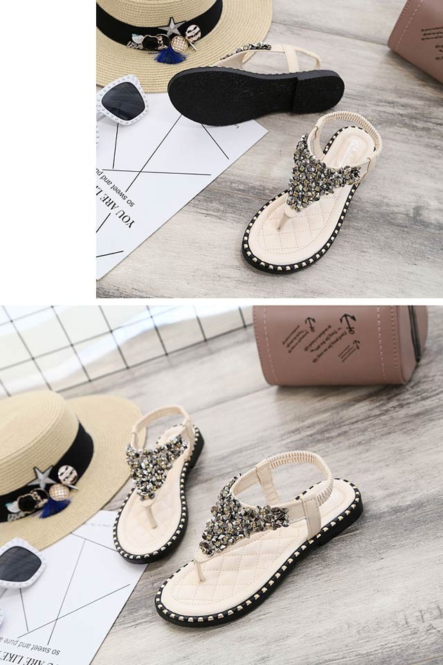 大人可愛い♡ビジューが美しく輝く【CHANEL】サンダル ビジュー CHANEL(シャネル) サンダル・ミュール(レディース