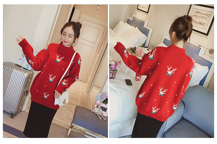 大きいサイズ  レディース モダン キュート さんご ニット 2XL〜4XL LL 2L 3L 4L 秋冬 トップス 長袖 大きいサイズ レディース モダン キュート さんご ニット 2XL