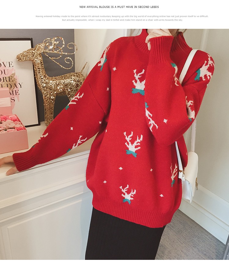 大きいサイズ  レディース モダン キュート さんご ニット 2XL〜4XL LL 2L 3L 4L 秋冬 トップス 長袖 大きいサイズ レディース モダン キュート さんご ニット 2XL