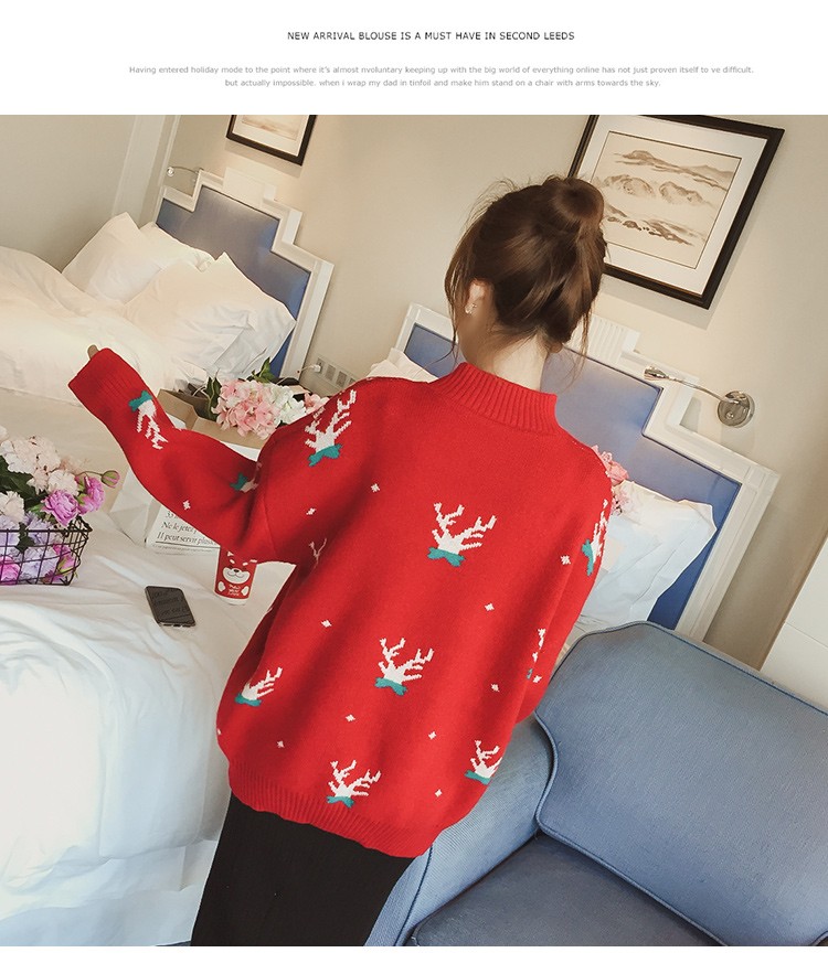 大きいサイズ レディース モダン キュート さんご ニット 2XL