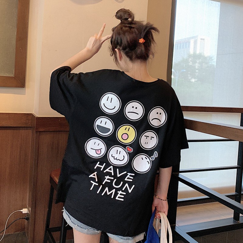 45R Tシャツかわいい笑顔45Rがついてる今日は天気サイズMだが大きめ