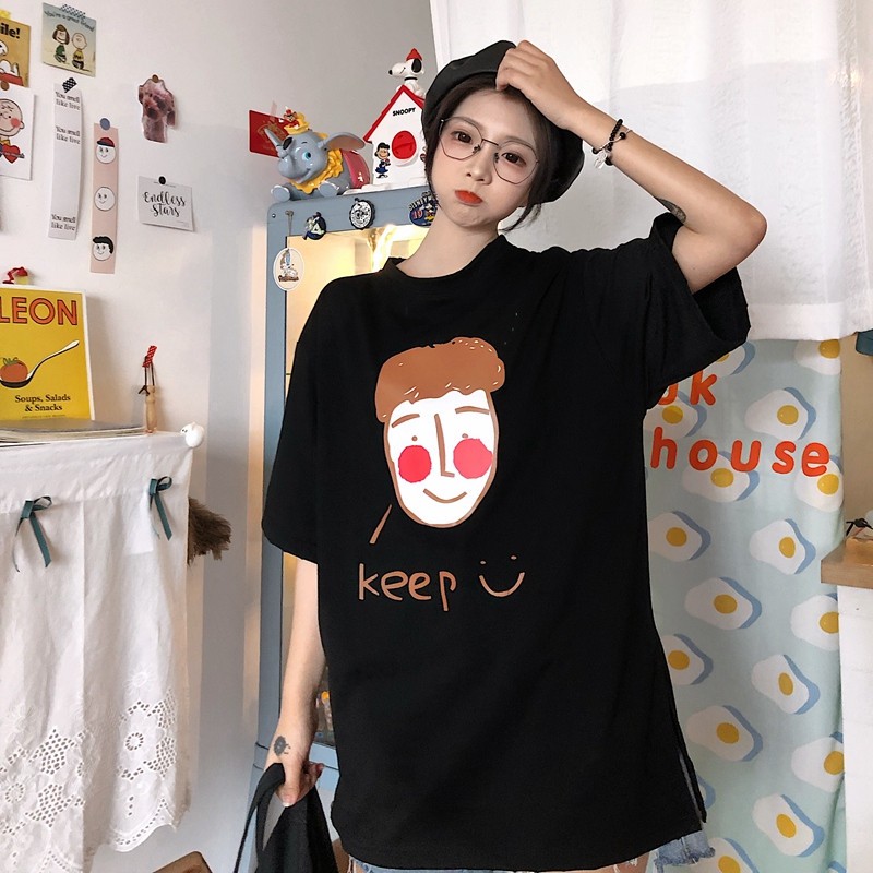 45R 　Tシャツ　かわいい笑顔45Rがついてる　今日は天気　サイズMだが大きめ 45R Tシャツかわいい笑顔45Rがついてる今日は天気サイズMだが大きめ