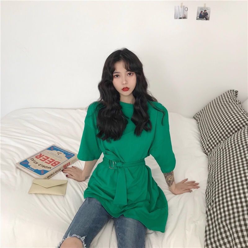 Tシャツ レディース 半袖 トップス きれいめ シャツワンピース 大人