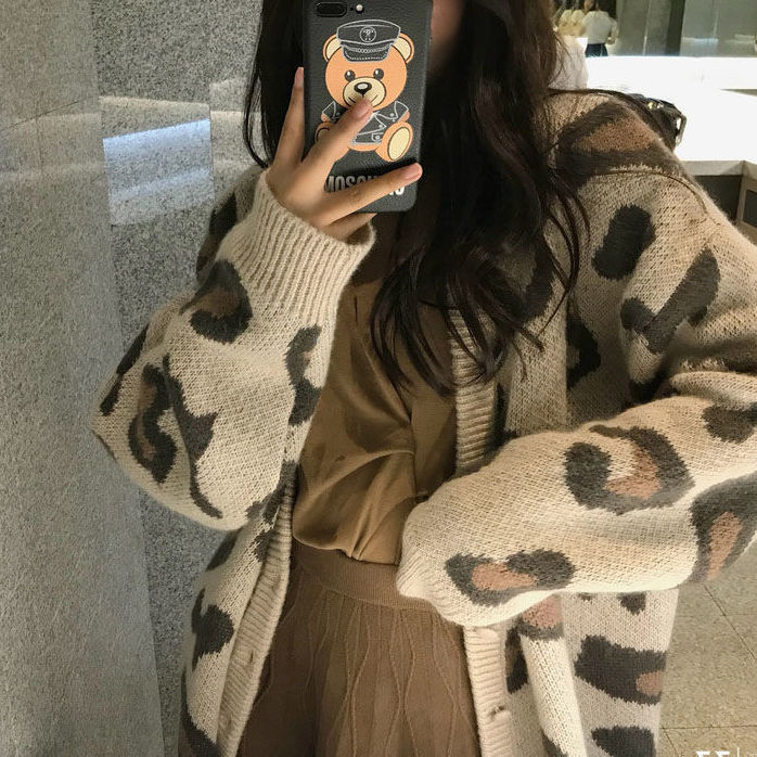 ヒョウ柄 カーディガン（サイズ（S/M/L）：LL（XL））のおすすめ人気