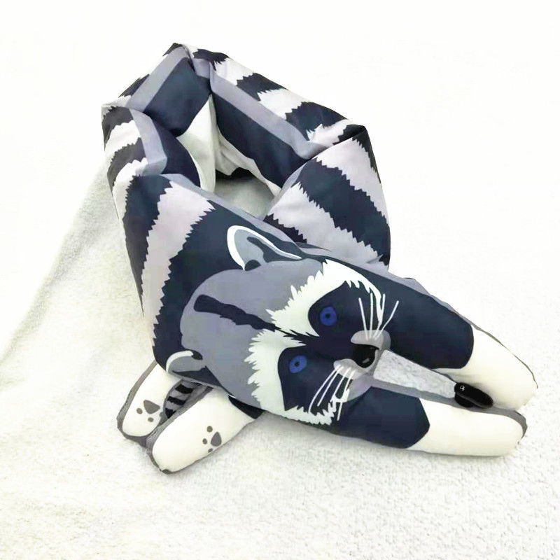 レディース マフラー ダウン パンダ ネックウォーマー かわいい