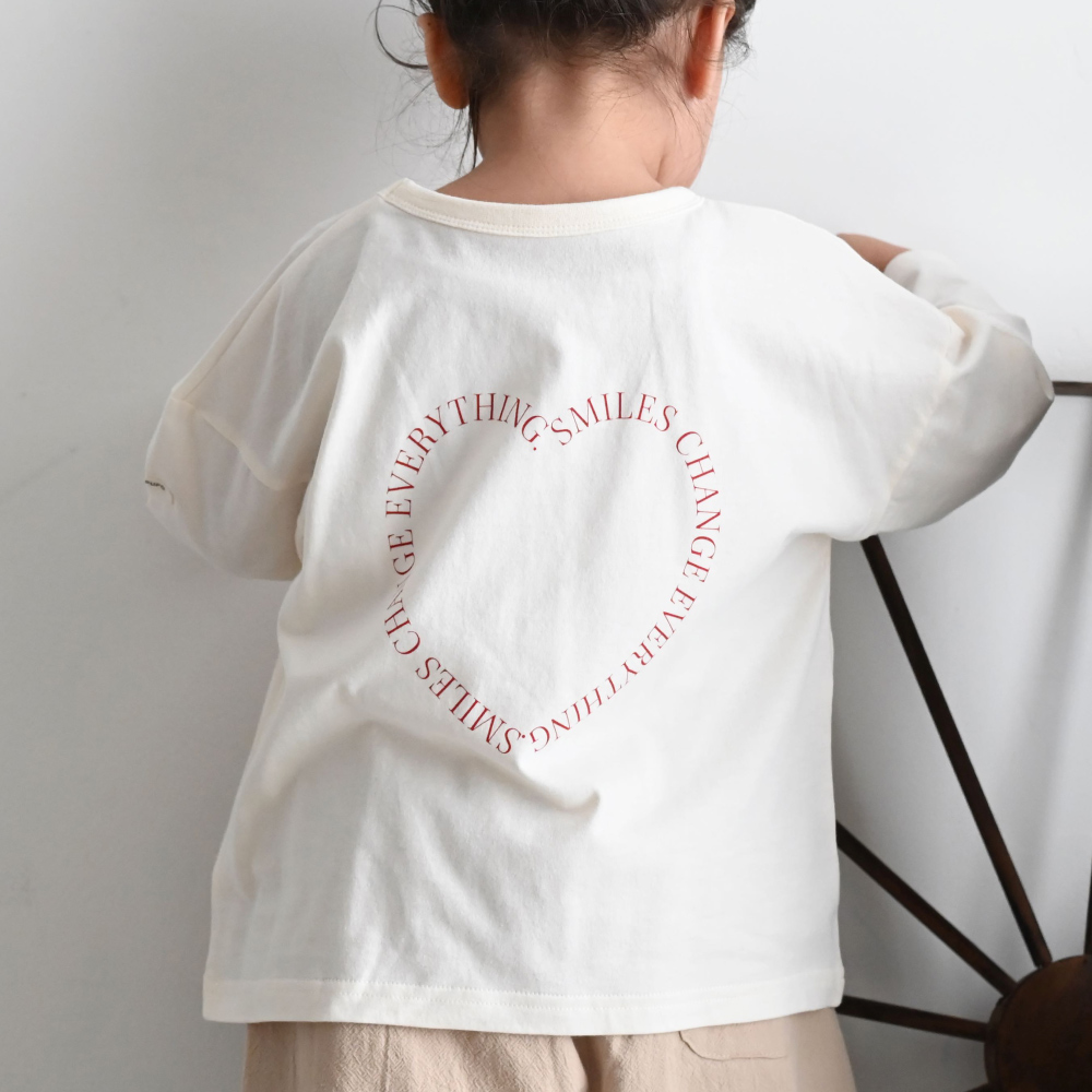 PUPPAPUPO（プッパプーポ） 【春夏】 オーバーサイズ 長袖 Tシャツ 綿