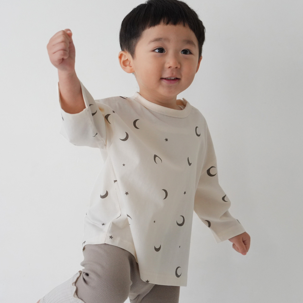 PUPPAPUPO（プッパプーポ） 【春夏】 オーバーサイズ 長袖 Tシャツ 綿