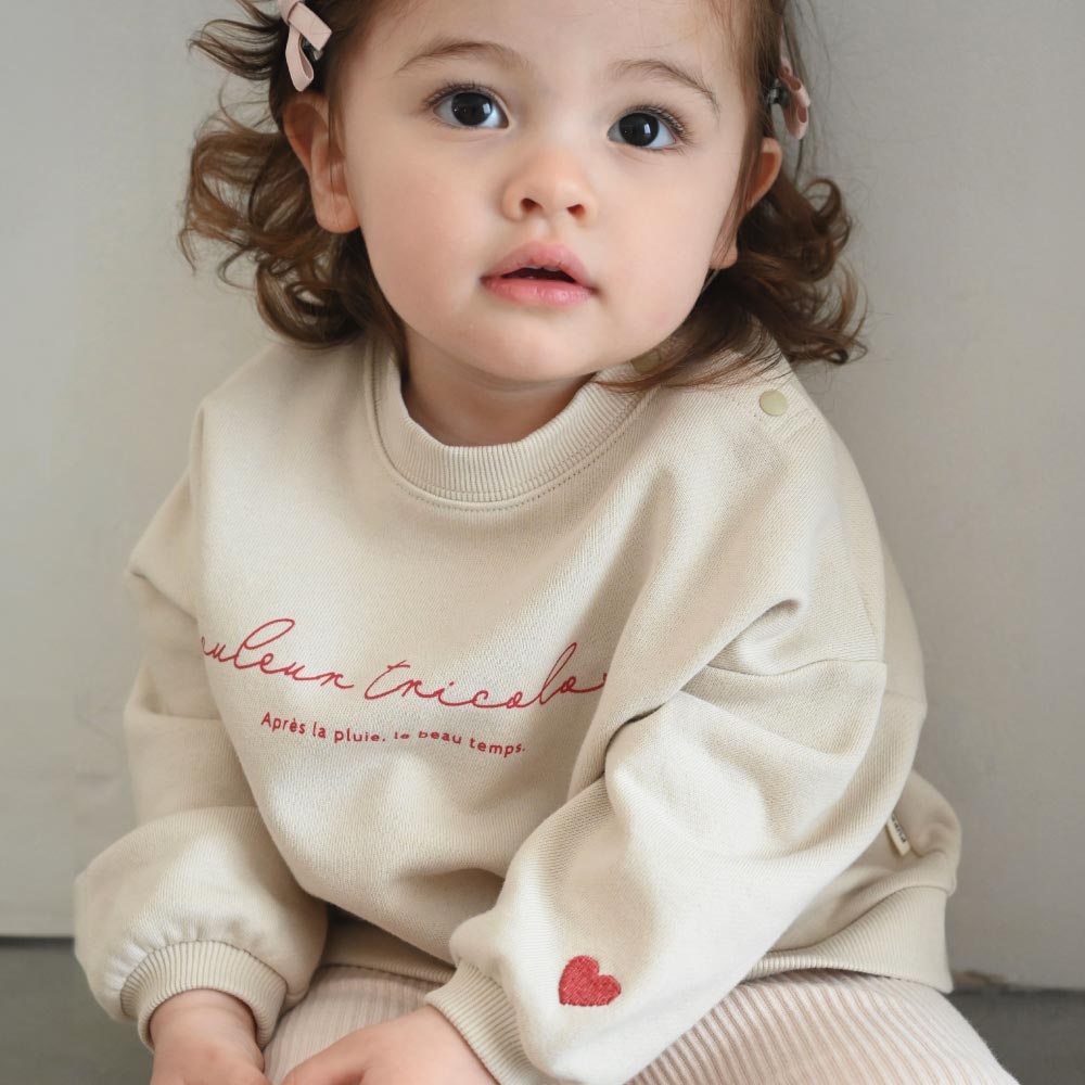 PUPPAPUPO（プッパプーポ） バックスリット スウェット トレーナー 綿