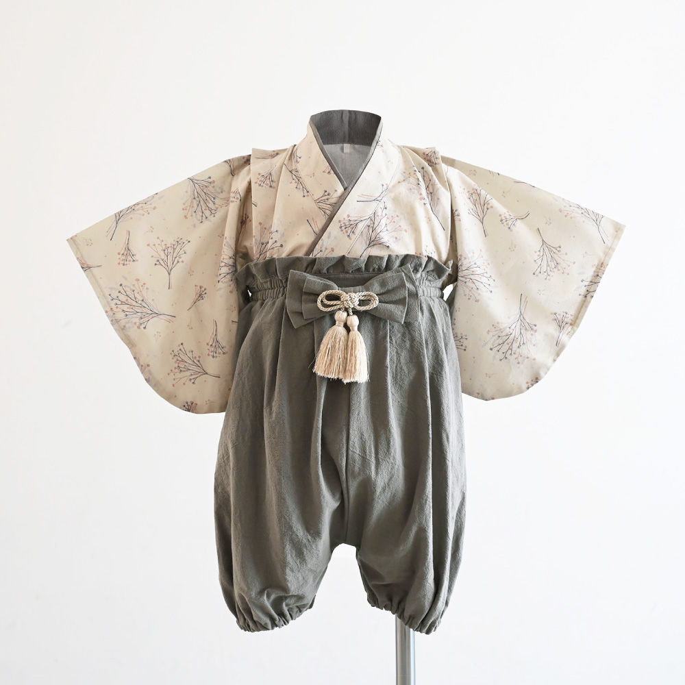 PUPPAPUPO（プッパプーポ） 【ギフトボックス】ベビー袴 2ピース 着物