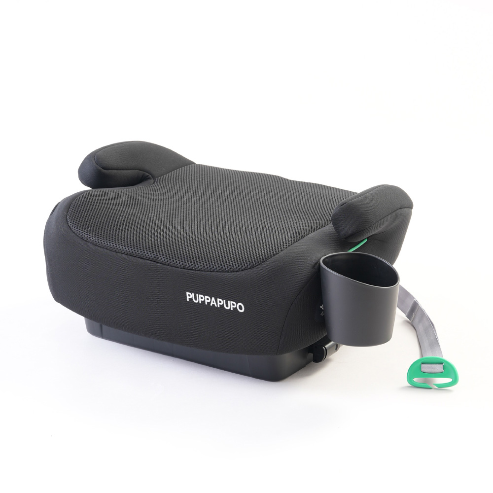 PUPPAPUPO ブースターシート ISOFIX 洗える R129 軽量 ジュニアシート レンタカー ドリンクホルダー キッズ ジュニア カーシート 安全基準合格 プッパプーポ | PUPPAPUPO | 01