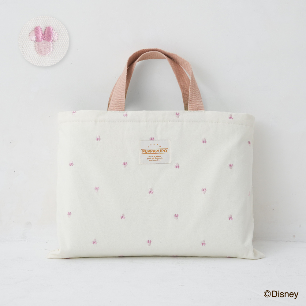 手提げ・レッスンバッグ・入園グッズ poppo PUPPAPUPO DISNEY/PUPPAPUPO レッスンバッグ ミッキー ミニー