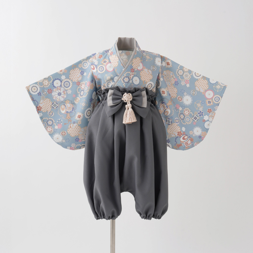 PUPPAPUPO（プッパプーポ） ベビー 袴 2ピース 着物 お宮参り お