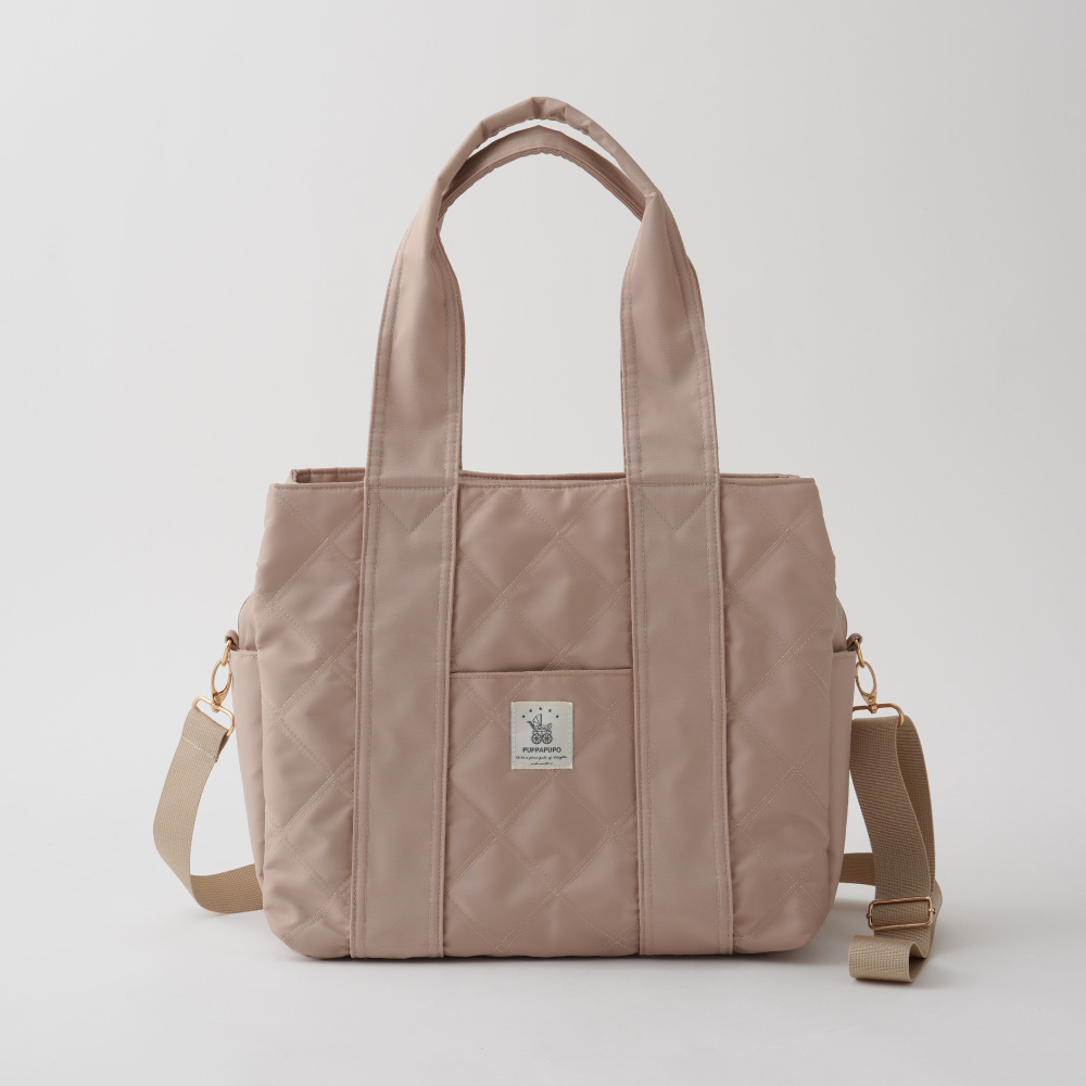 PUPPAPUPO（プッパプーポ） マザーズバッグ トート 肩掛け 2WAY はっ水