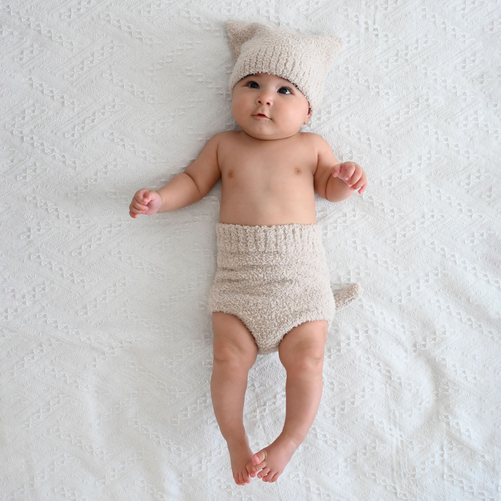 PUPPAPUPO プッパキャット セットアップ ベビー ブルマ パンツ 帽子 猫 2点セット もこもこ 秋 冬 おしゃれ 50 60 70 子供服 男の子 女の子 プッパプーポ | PUPPAPUPO | 02