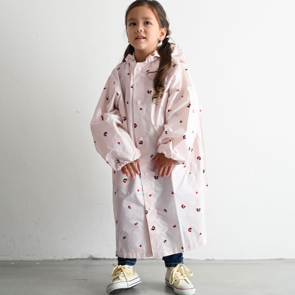 子供秋冬服150まとめ PUPPAPUPO レインコート キッズ ランドセル 対応 収納バック付