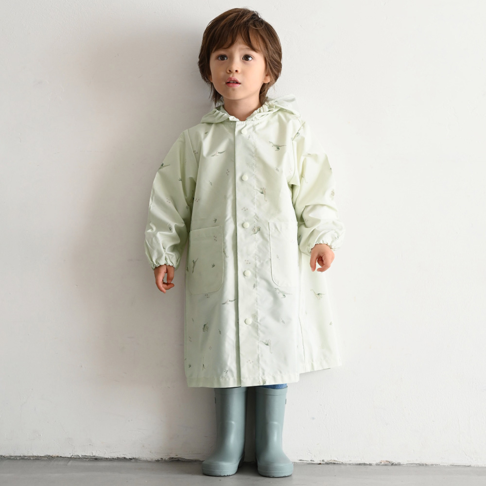 子供秋冬服150まとめ PUPPAPUPO レインコート キッズ ランドセル 対応 収納バック付