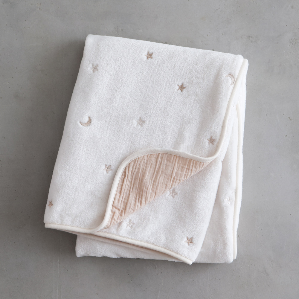 PUPPAPUPO（プッパプーポ） ベビー ブランケット 【フランネル×ガーゼ