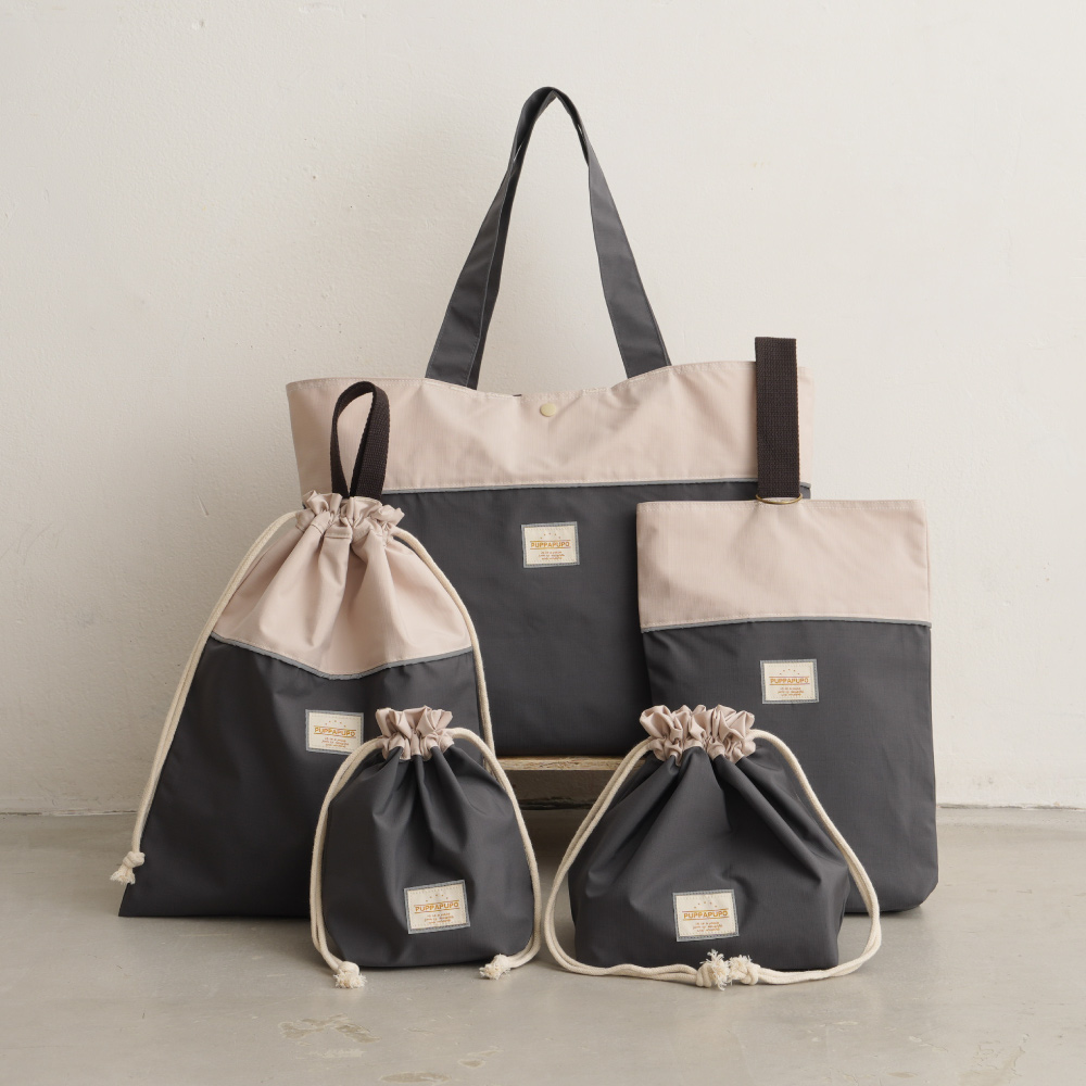 PUPPAPUPO（プッパプーポ） 【撥水】レッスンバッグ 5点セット バッグ