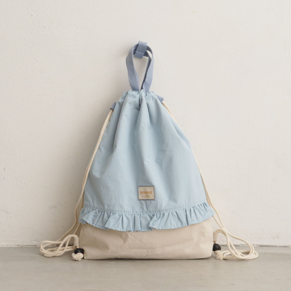 apolina kids ナップサック PUPPAPUPO（プッパプーポ） 【撥水】 ランドセルの上から背負える