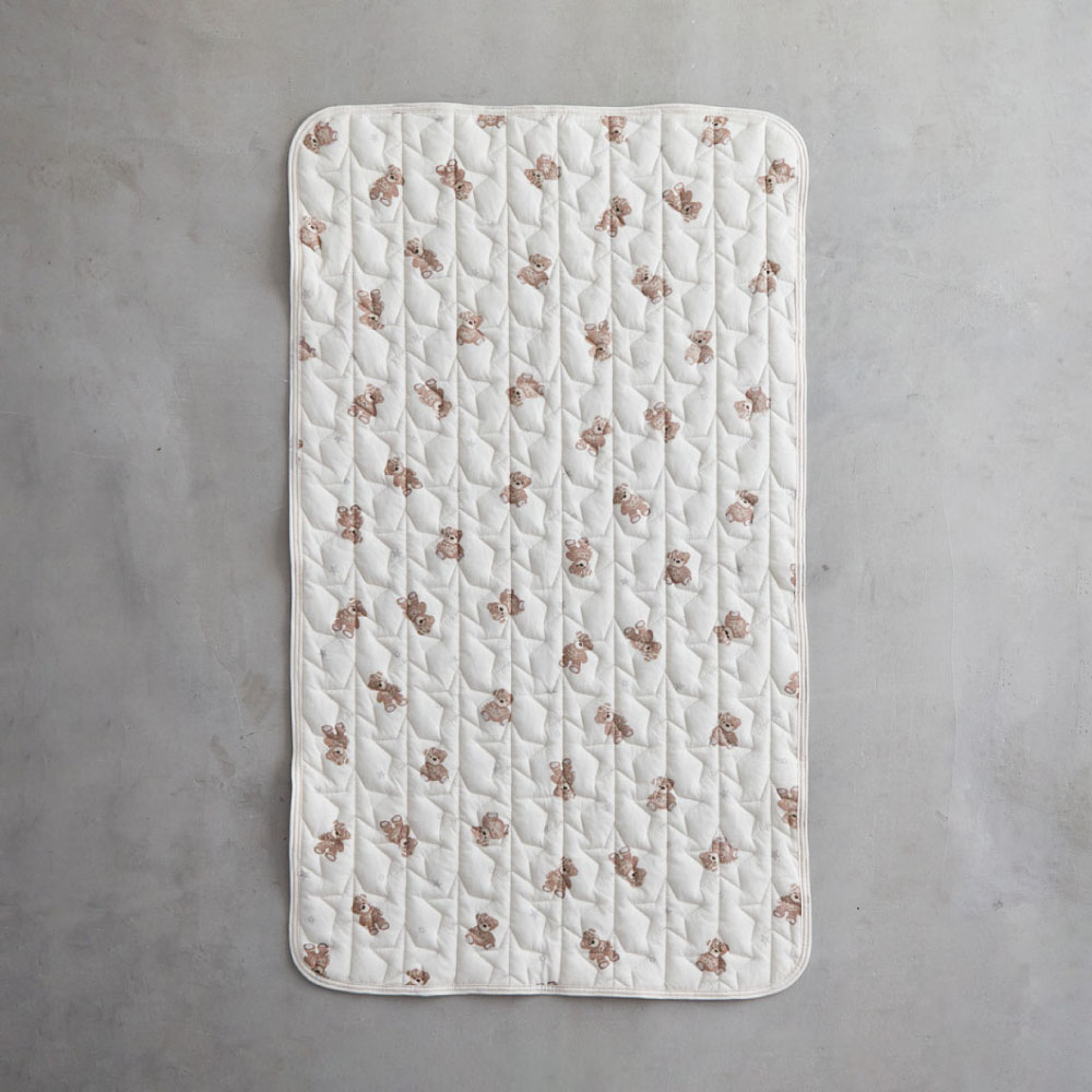 PUPPAPUPO 【防水】 汗取り ベビー 敷きパッド 【1枚2役】 綿100% 【天竺ニット】 【パイル】 四隅ゴム付き おねしょ シーツ 新生児 赤ちゃん プッパプーポ | PUPPAPUPO | 08