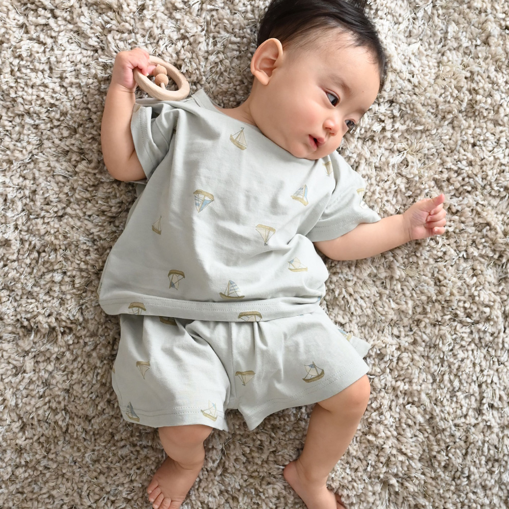 PUPPAPUPO（プッパプーポ） セットアップ 半袖 Tシャツ ショートパンツ