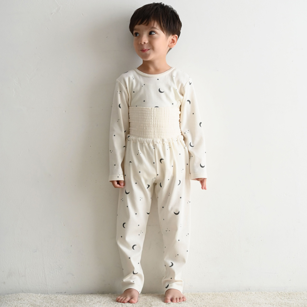 PUPPAPUPO（プッパプーポ） ベビー パジャマ 長袖 腹巻 付き キッズ