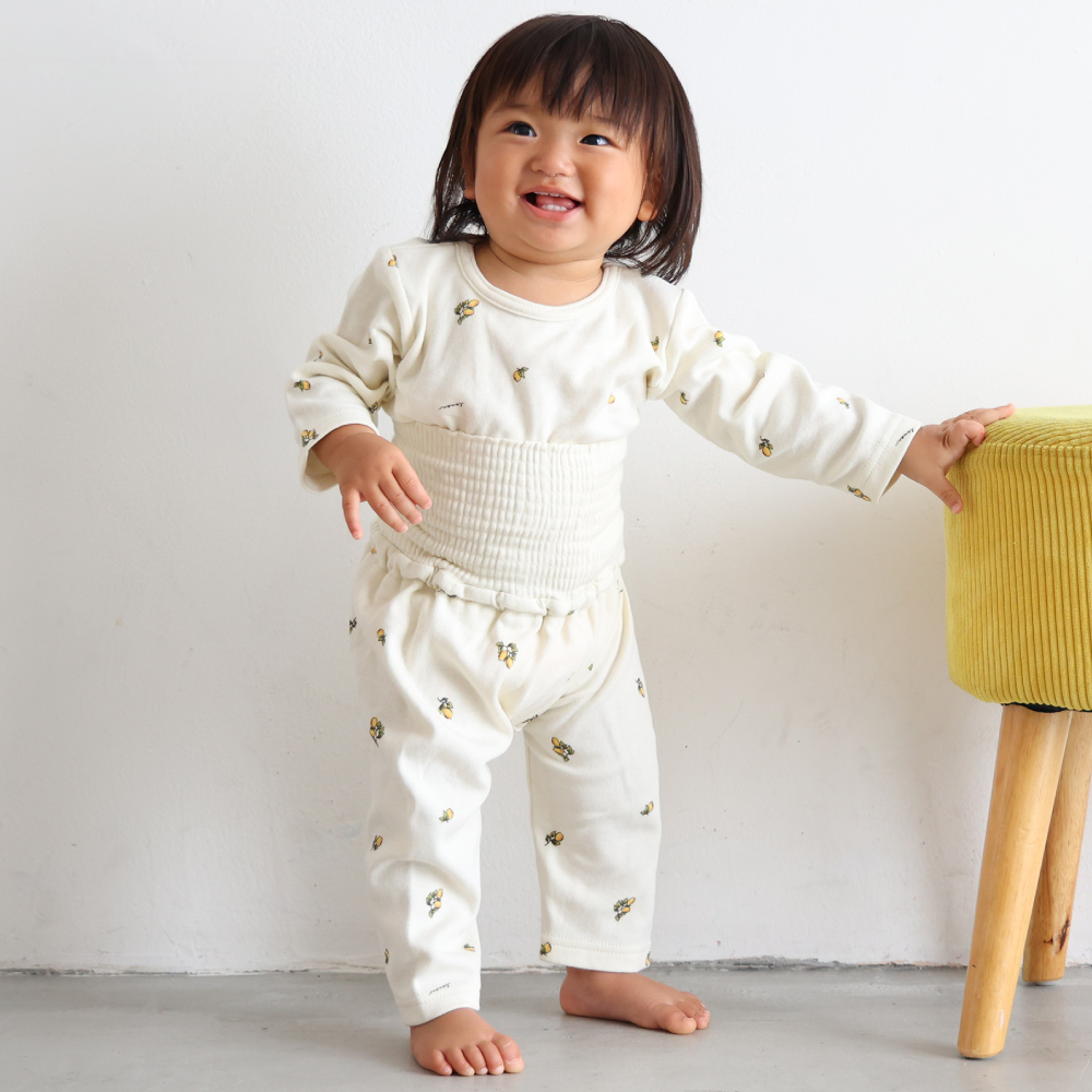 PUPPAPUPO（プッパプーポ） ベビー パジャマ 長袖 腹巻 付き キッズ