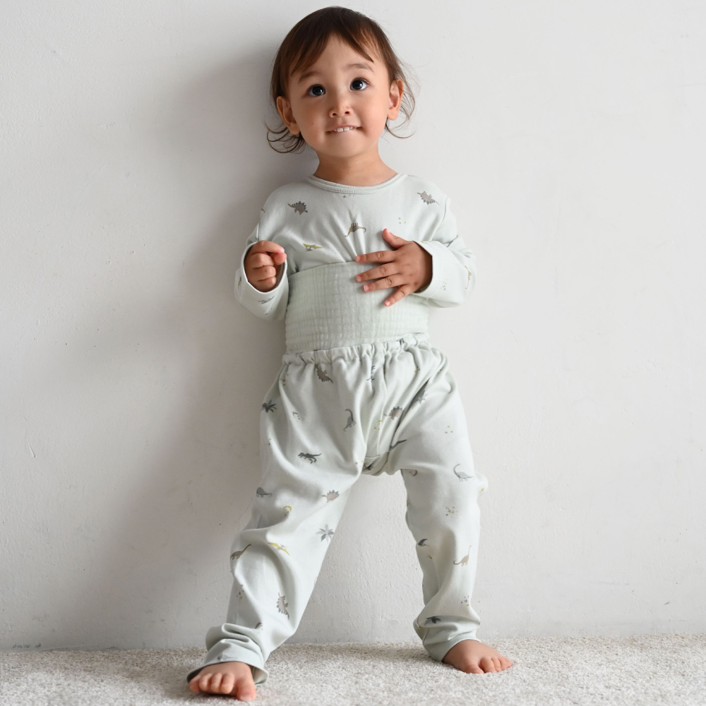 PUPPAPUPO（プッパプーポ） ベビー パジャマ 長袖 腹巻 付き キッズ