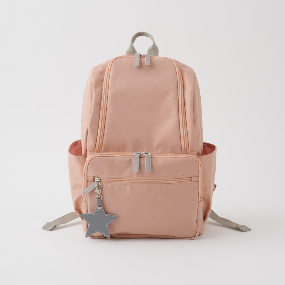 PUPPAPUPO（プッパプーポ） キッズリュック チャーム付き はっ水加工