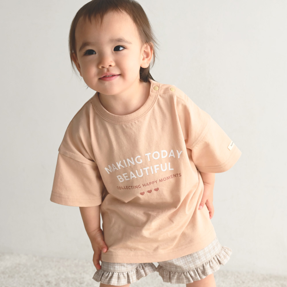 PUPPAPUPO（プッパプーポ） オーバーサイズ 半袖 Tシャツ 綿100