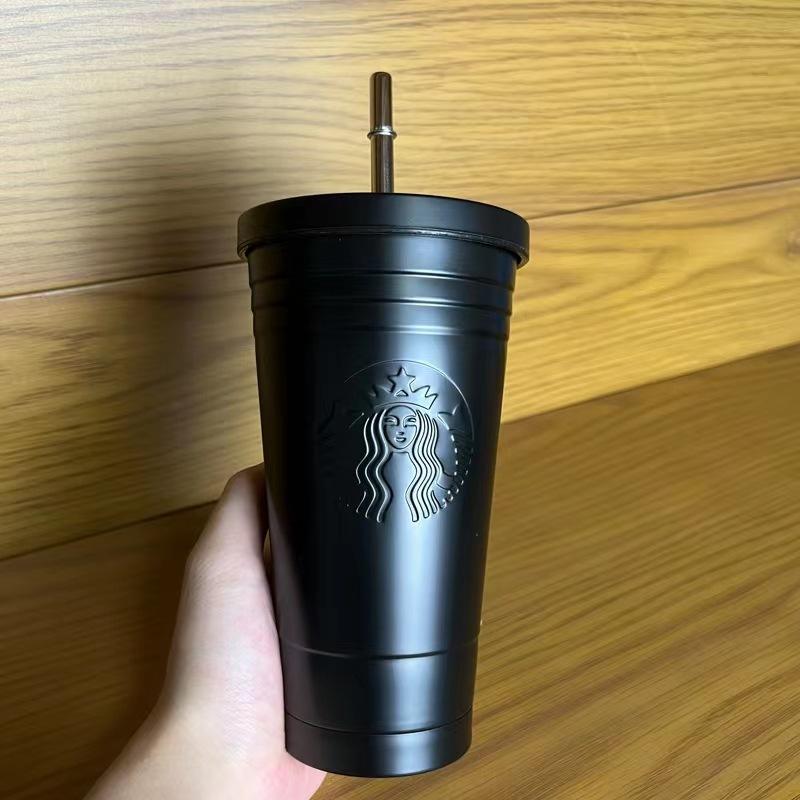 スターバックス STARBUCKS タンブラー ステンレスカップ コップ ストロー スタバ 保温 保冷 おしゃれ 新品 大容量 401-500ml｜pupuchan-store｜03