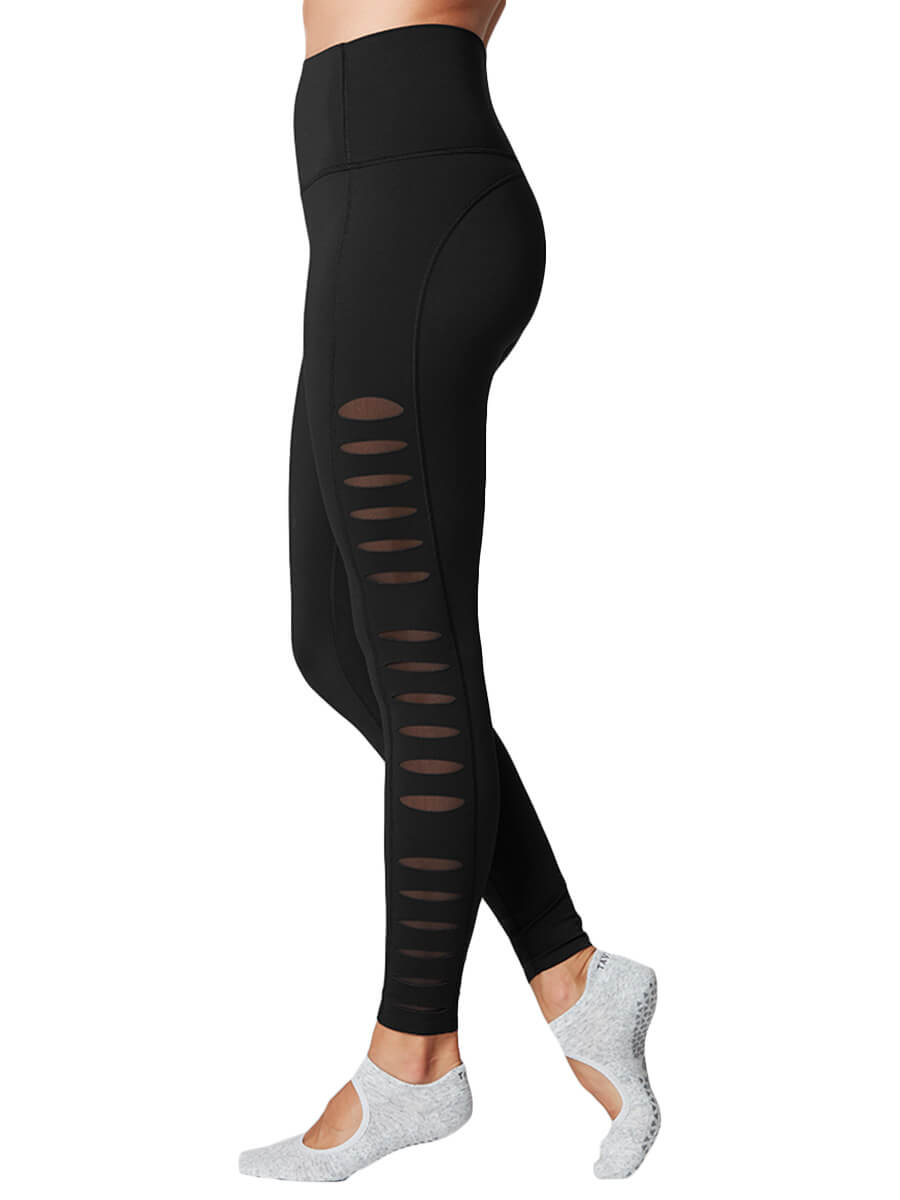 ボトムス ヨガパンツ タビ TAVI レーザーカット レギンス 吸汗 速乾 美脚  ヨガウェア ロングレギンス ハイウエスト ピラティス [SS2412-1]【SALE】 | TAVI | 01