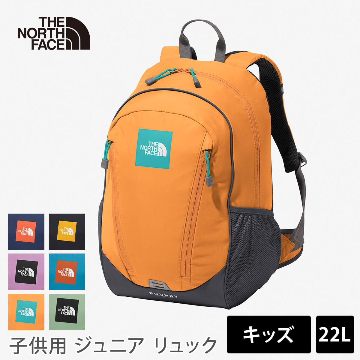 アウトドア バッグ ザ・ノース・フェイス THE NORTH FACE キッズ ラウンディ 24FW 小学生 高学年 デイパック キッズ  NMJ72358